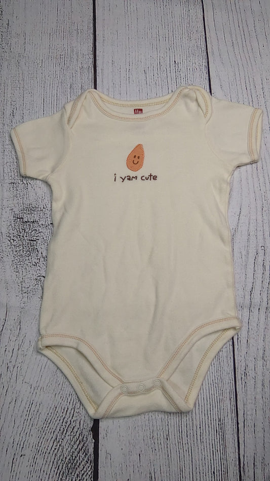 Yam Short Sleeve Onesie - 12mo