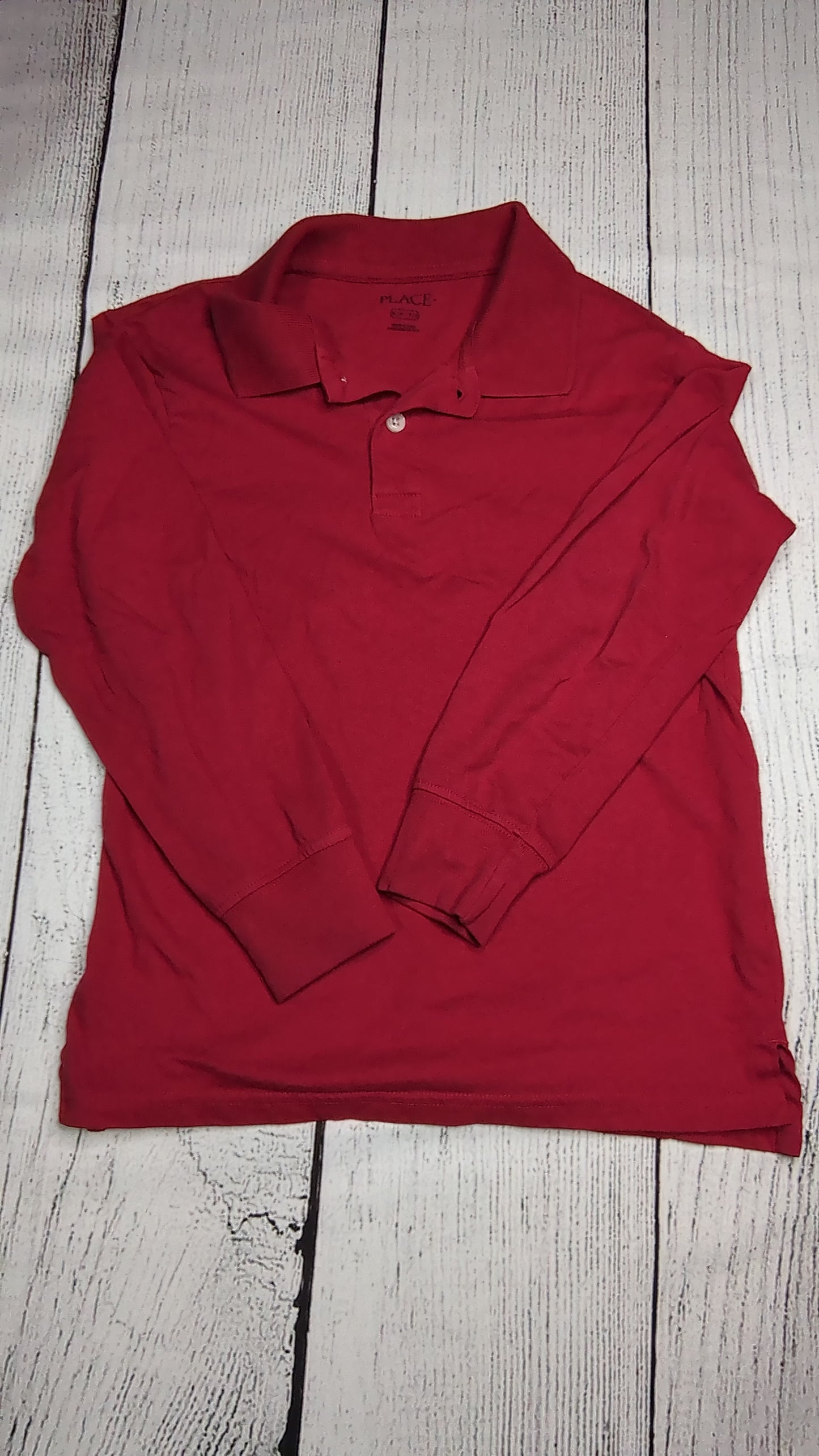 Children's Place Uniform Polo Long Sleeve - 8