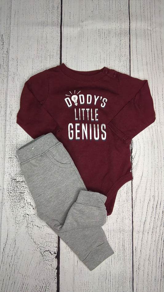 Daddy Long Sleeve Set -6mo