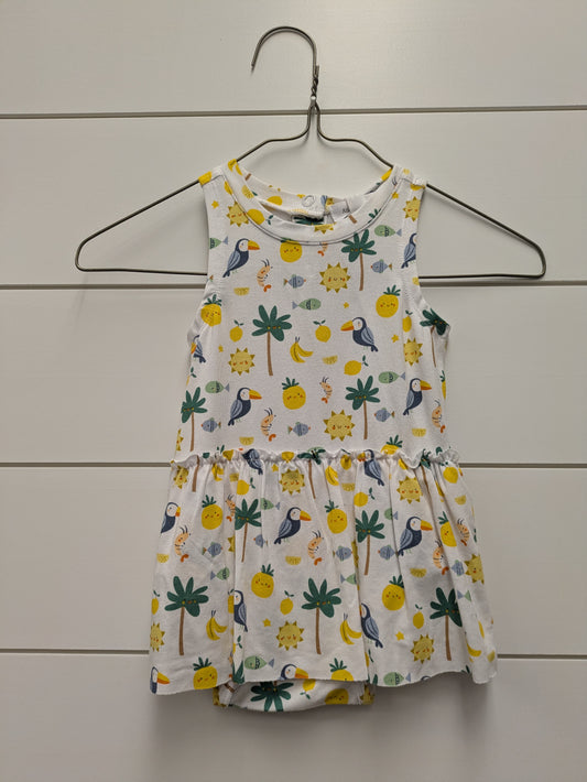 ANGEL DEAR BAMBOO BODYSUIT W/ SKIRT-NWT - *WT* - 6mo