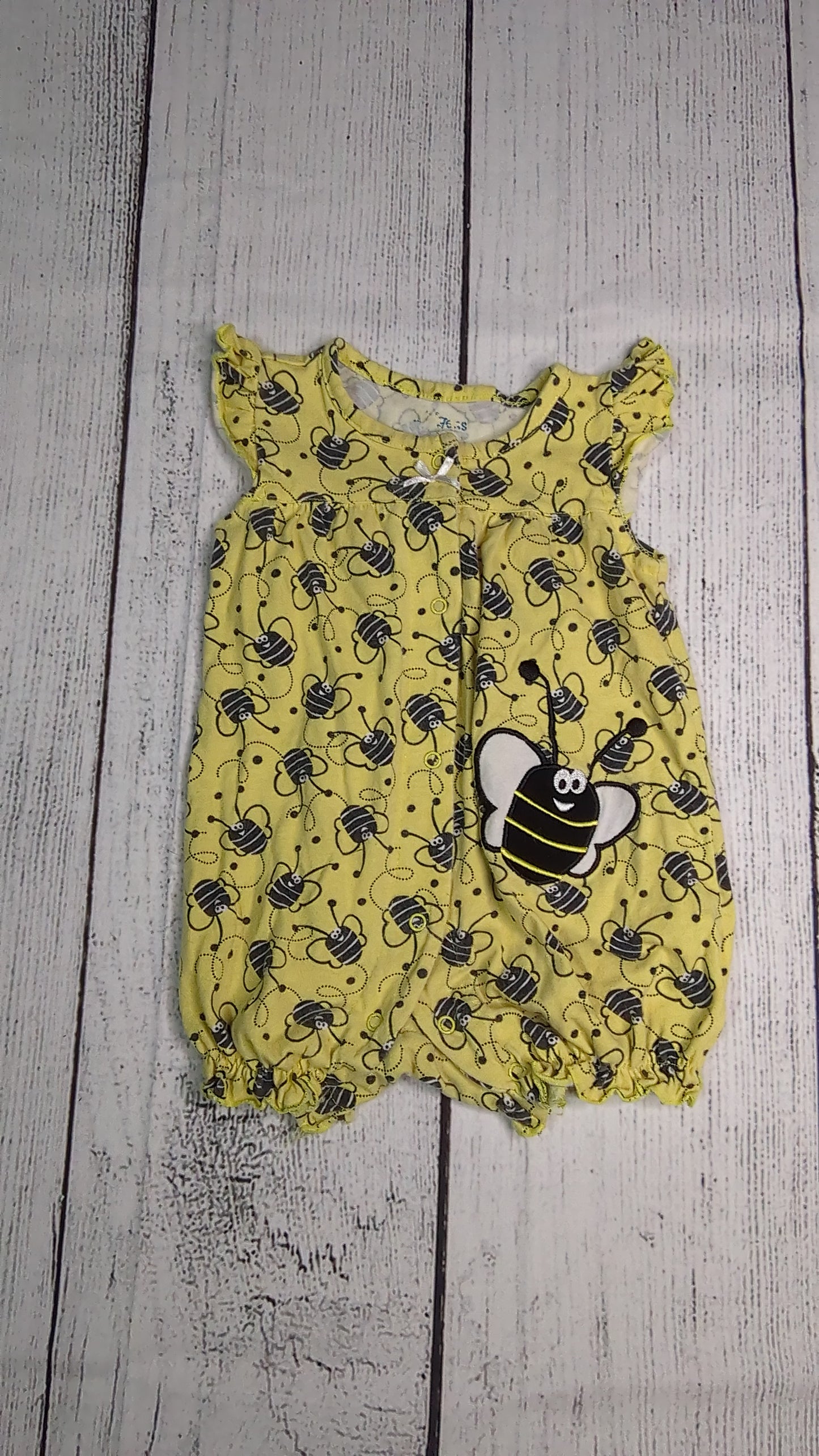 Bumble Bee Romper - 3mo