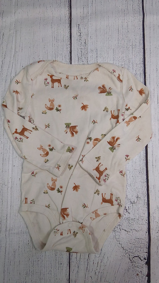 Carters Fox Long Sleeve Onesie - 24mo